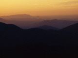 Sunset over the Smoky Mountains  Seen from Max Patch