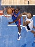 Detroit Pistons v Orlando Magic: Jason Maxiell and Rashard Lewis
