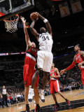 Portland Trail Blazers v San Antonio Spurs: Antonio McDyess and Joel Przybilla
