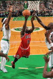 Chicago Bulls v Boston Celtics: Luol Deng and Kevin Garnett