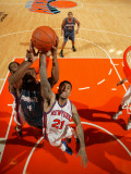 Charlotte Bobcats v New York Knicks: Wilson Chandler and Derrick Brown