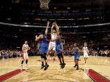 Oklahoma City Thunder v Toronto Raptors: Nick Collison  Thabo Sefolosha and Andrea Bargnani