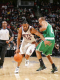Boston Celtics v New Jersey Nets: Stephen Graham and Avery Bradley