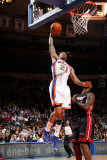 Miami Heat v New York Knicks: Wilson Chandler and LeBron James