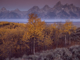 Teton Range Towers Above Jackson Hole  Wyoming