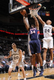 Atlanta Hawks v San Antonio Spurs: Jason Collins and Richard Jefferson