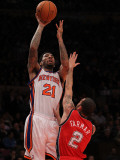 New Jersey Nets v New York Knicks: Wilson Chandler and Jordan Farmer