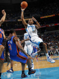 New York Knicks v New Orleans Hornets: Marcus Thornton and Shawne Williams