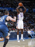 Minnesota Timberwolves v Oklahoma City Thunder: Jeff Green and Kevin Love