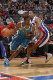 New Orleans Hornets v Detroit Pistons: Trevor Ariza and Tracy McGrady