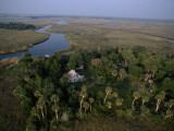 The Mouth of the Suwannee River and the Gulf of Mexico