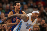New York Knicks v Denver Nuggets: Carmelo Anthony and Landry Fields