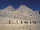 Pilgrims Circumambulating Mt Kailas