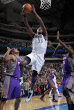 Phoenix Suns v Dallas Mavericks: Brendan Haywood  Hakim Warrick and Goran Dragic