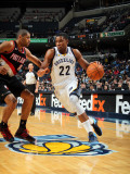 Portland Trail Blazers v Memphis Grizzlies: Rudy Gay and Nicolas Batum