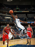 Portland Trail Blazers v Memphis Grizzlies: OJ Mayo and Andre Miller