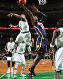 Indiana Pacers v Boston Celtics: Roy Hibbert and Nate Robinson