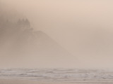 Waves and Surf at Crescent Beach at Sunset