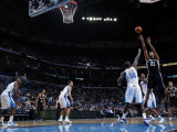 San Antonio Spurs v New Orleans Hornets: Tim Duncan and Emeka Okafor