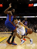 New York Knicks v Golden State Warriors: Stephen Curry and Ronny Turiaf