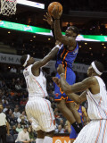 New York Knicks v Charlotte Bobcats: Amare Stoudemire and Stephen Jackson