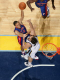 Detroit Pistons v Memphis Grizzlies: Tayshaun Prince and Marc Gasol