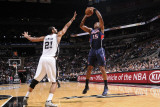 Atlanta Hawks v San Antonio Spurs: Al Horford and Tim Duncan