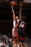 Miami Heat v New York Knicks: Landry Fields and Joel Anthony