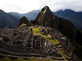 High Angle View of Machu Picchu  an Archaeological Site in Peru