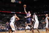 Atlanta Hawks v San Antonio Spurs: Mike Bibby  Tim Duncan and Antonio McDyess