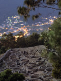 Ancient Celtic Santa Tecla Looks Down on the Modern City of a Garda