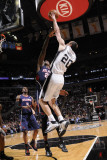 Atlanta Hawks v San Antonio Spurs: Manu Ginobili and Marvins Williams