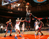 Miami Heat v New York Knicks: Dwyane Wade and Wilson Chandler