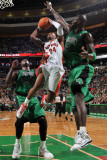 Toronto Raptors v Boston Celtics: Sonn Weems and Kevin Garnett