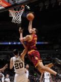 Cleveland Cavaliers  v San Antonio Spurs: Ryan Hollins and Manu Ginobili