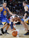 Golden State Warriors v Oklahoma City Thunder: Russell Westbrook and Stephen Curry