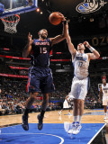Atlanta Hawks v Orlando Magic: Al Horford and Marcin Gortat