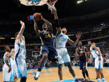 Utah Jazz v New Orleans Hornets: Paul Millsap and David West