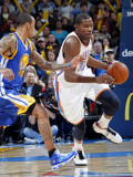 Golden State Warriors v Oklahoma City Thunder: Kevin Durant and Monta Ellis