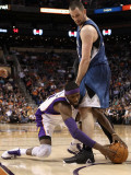 Minnesota Timberwolves v Phoenix Suns: Hakim Warrick and Kevin Love