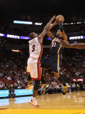 Indiana Pacers v Miami Heat: Danny Granger and Dwyane Wade