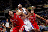 Houston Rockets v Sacramento Kings: DeMarcus Cousins  Shane Batter and Luis Scola