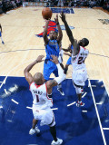 Dallas Mavericks v Atlanta Hawks: Marvin Williams and Caron Butler