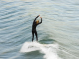 A Surfer at Refugio Point