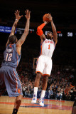 Charlotte Bobcats v New York Knicks: Amar'e Stoudemire and Tyrus Thomas