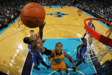 Oklahoma City Thunder v New Orleans Hornets: David West and Jeff Green