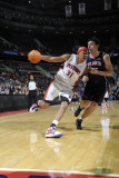 Atlanta Hawks v Detroit Pistons: Charlie Villanueva and Zaza Pachulia
