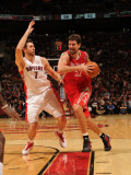 Houston Rockets v Toronto Raptors: Brad Miller and Andrea Bargnani