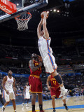 Cleveland Cavaliers  v Oklahoma City Thunder: Byron Mullens and JJ Hickson