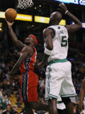 New Jersey Nets v Boston Celtics: Anthony Morrow and Kevin Garnett